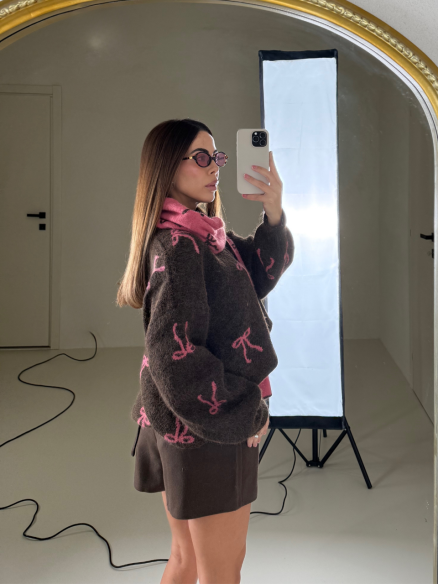 Cardigan+sciarpa Clara