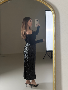 Longuette Las Vegas nero 2