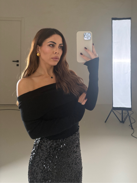 Longuette Las Vegas nero