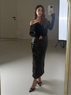 Longuette Las Vegas nero