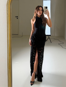 Long Dress Helena nero 2