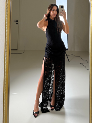 Long Dress Helena nero