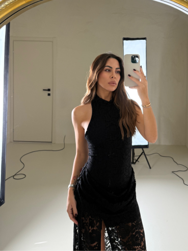 Long Dress Helena nero