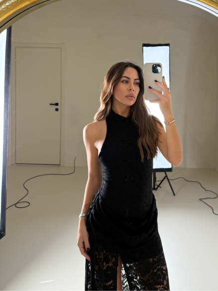 Long Dress Helena nero