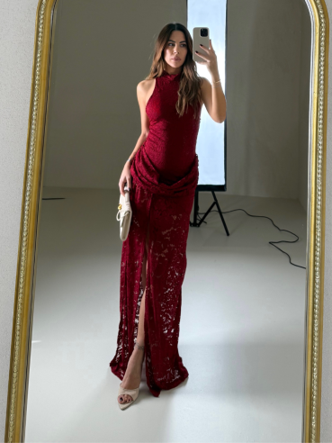 Long Dress Helena rosso
