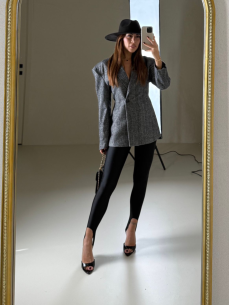 Leggings ghette nero