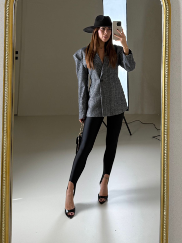 Leggings ghette nero