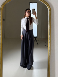 Tailleur Glenda grigio 2