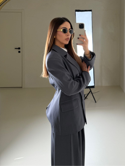 Tailleur Glenda grigio