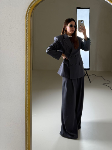 Tailleur Glenda grigio