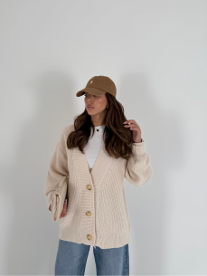 Cardigan Natalia panna