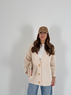 Cardigan Natalia panna 2