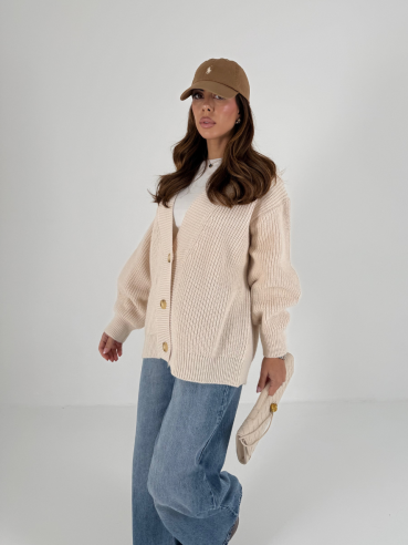 Cardigan Natalia panna