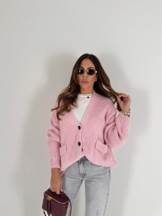 Cardigan Natalia rosa