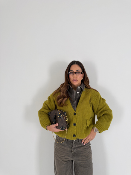 Cardigan Natalia verde