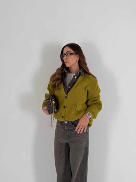 Cardigan Natalia verde