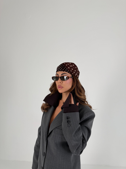 Set Beatrice gessato