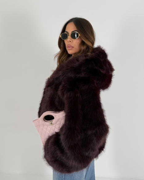 Ecofur Bear vinaccio