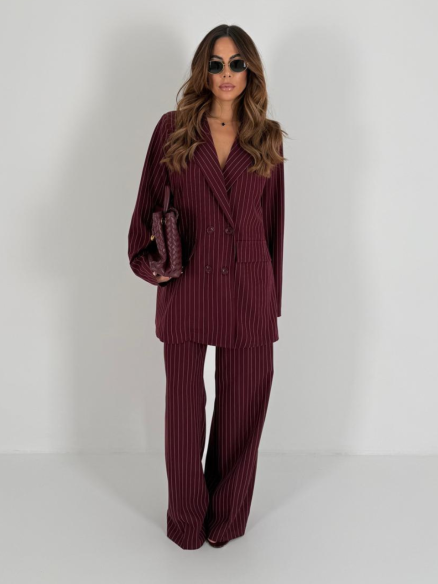Tailleur Skye bordeaux