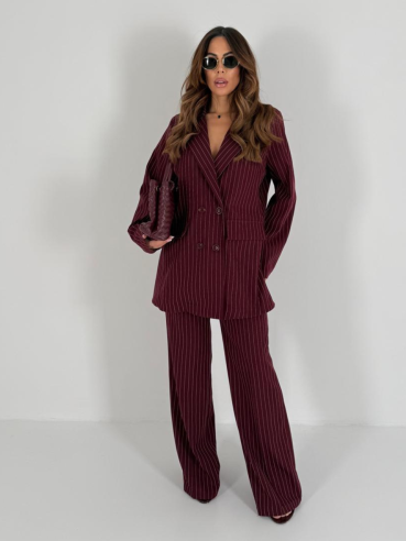 Tailleur Skye bordeaux