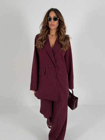 Tailleur Skye bordeaux