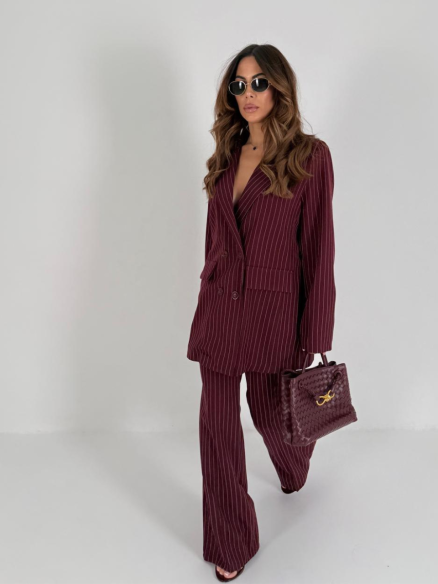 Tailleur Skye bordeaux