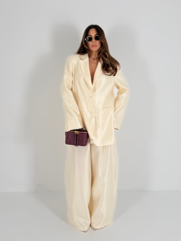 Tailleur Valentina champagne