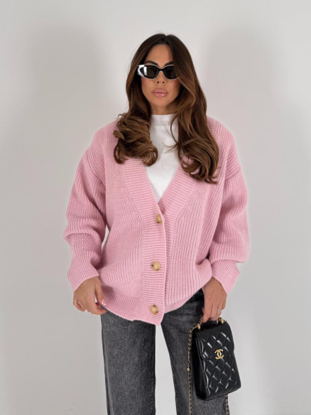 Cardigan Natalia rosa