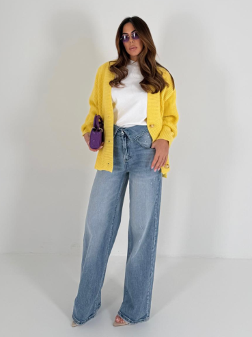 Cardigan Natalia giallo