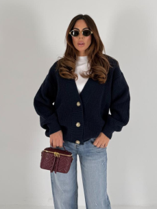 Cardigan Natalia blu