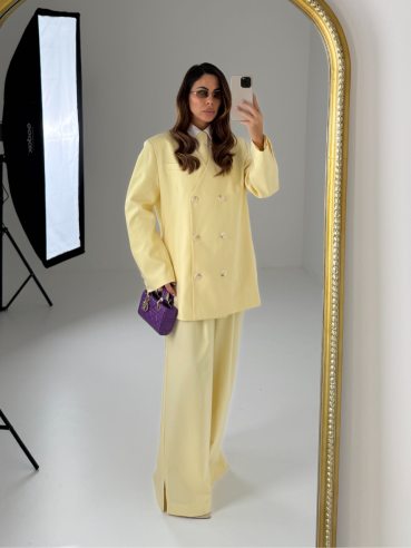 Tailleur Rhea giallo