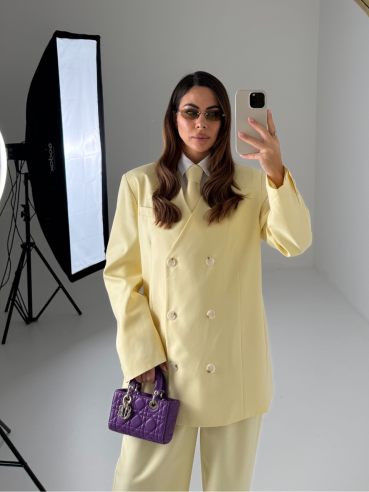 Tailleur Rhea giallo