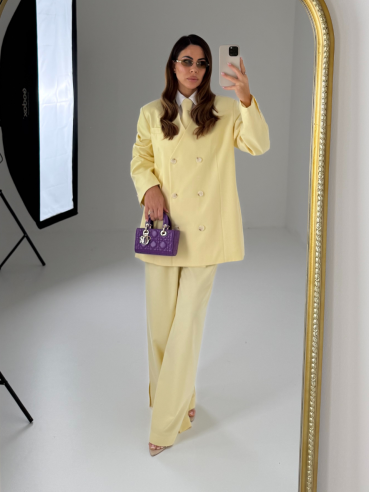 Tailleur Rhea giallo