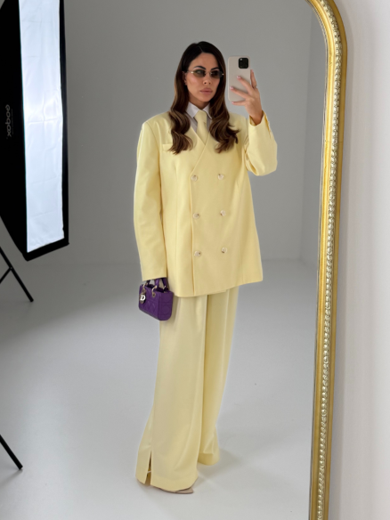 Tailleur Rhea giallo