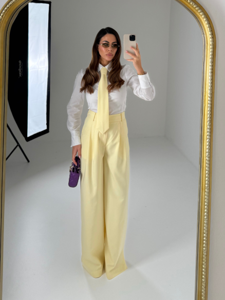 Tailleur Rhea giallo