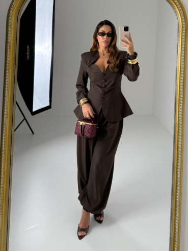 Tailleur Heart choco