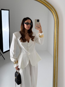 Tailleur Heart crema 2