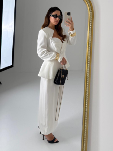 Tailleur Heart crema