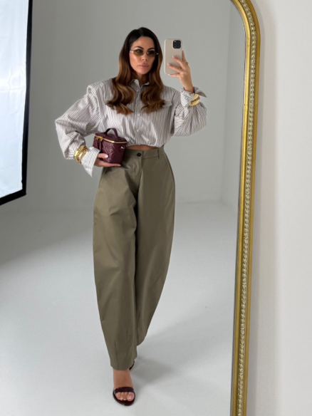 Pantalone Adele fango