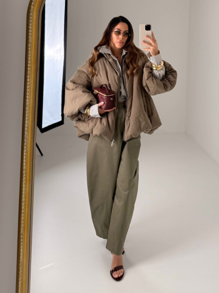 Pantalone Adele fango