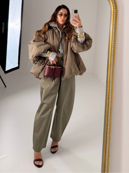 Pantalone Adele fango