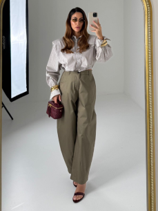 Pantalone Adele fango