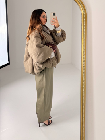 Pantalone Adele fango