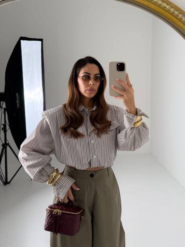 Pantalone Adele fango