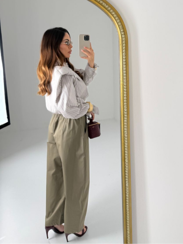 Pantalone Adele fango