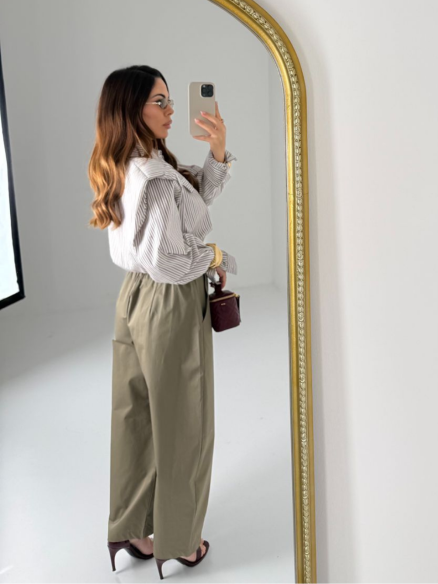 Pantalone Adele fango