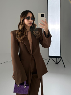 Tailleur Ludovica choco 2