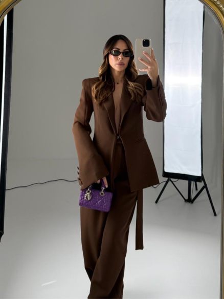 Tailleur Ludovica choco