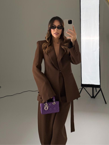 Tailleur Ludovica choco