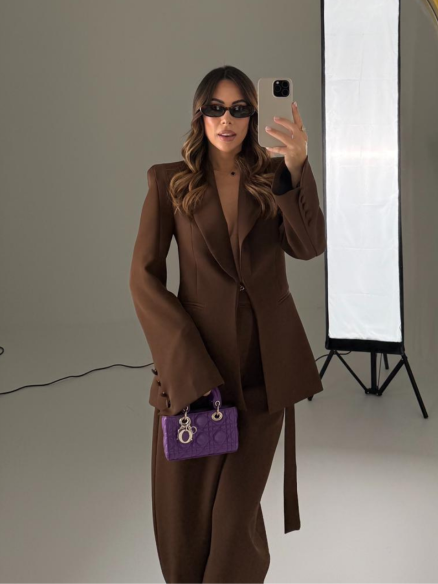 Tailleur Ludovica choco